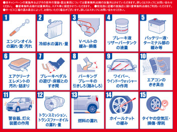 ☆今年もやりますよ！愛車無料点検☆